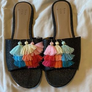 Colorful Tassel Slides